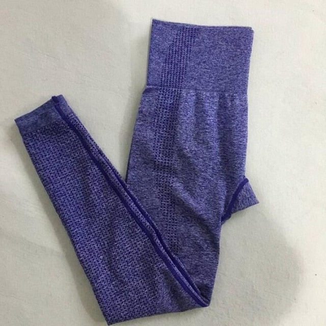 Women Seamless yoga set Fitness Sports Suits GYM Cloth Yoga Long Sleeve Shirts High Waist Running Leggings Workout Pants Shirts