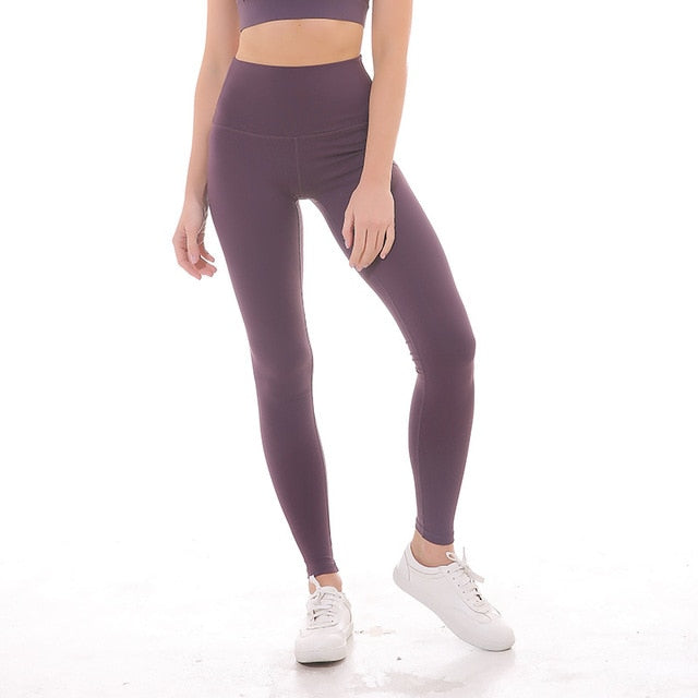 NWT 2019 Eshtanga Women Sports high rise leggings super quality High Elastic Waist Solid 4-way Stretch Skinny Pants Size XXS-XL